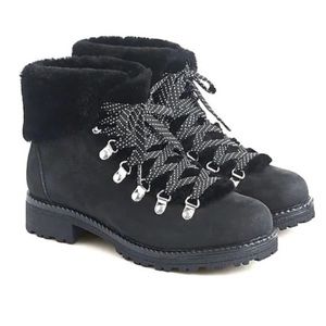 J crew Sherpa booties